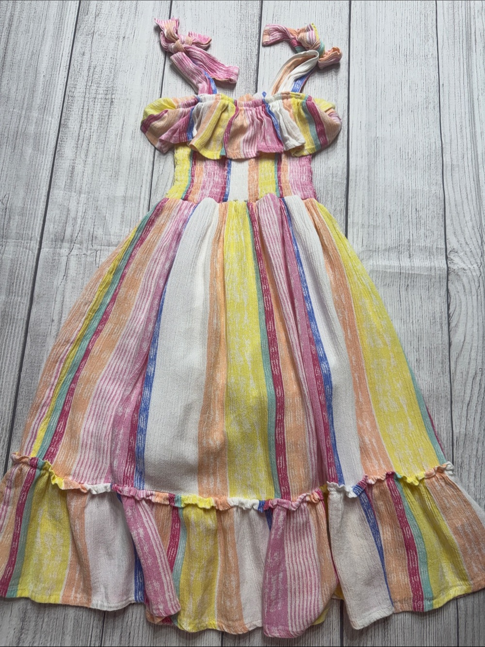 Jessica Simpson Toddler Girls' Multicolor Striped Sundress